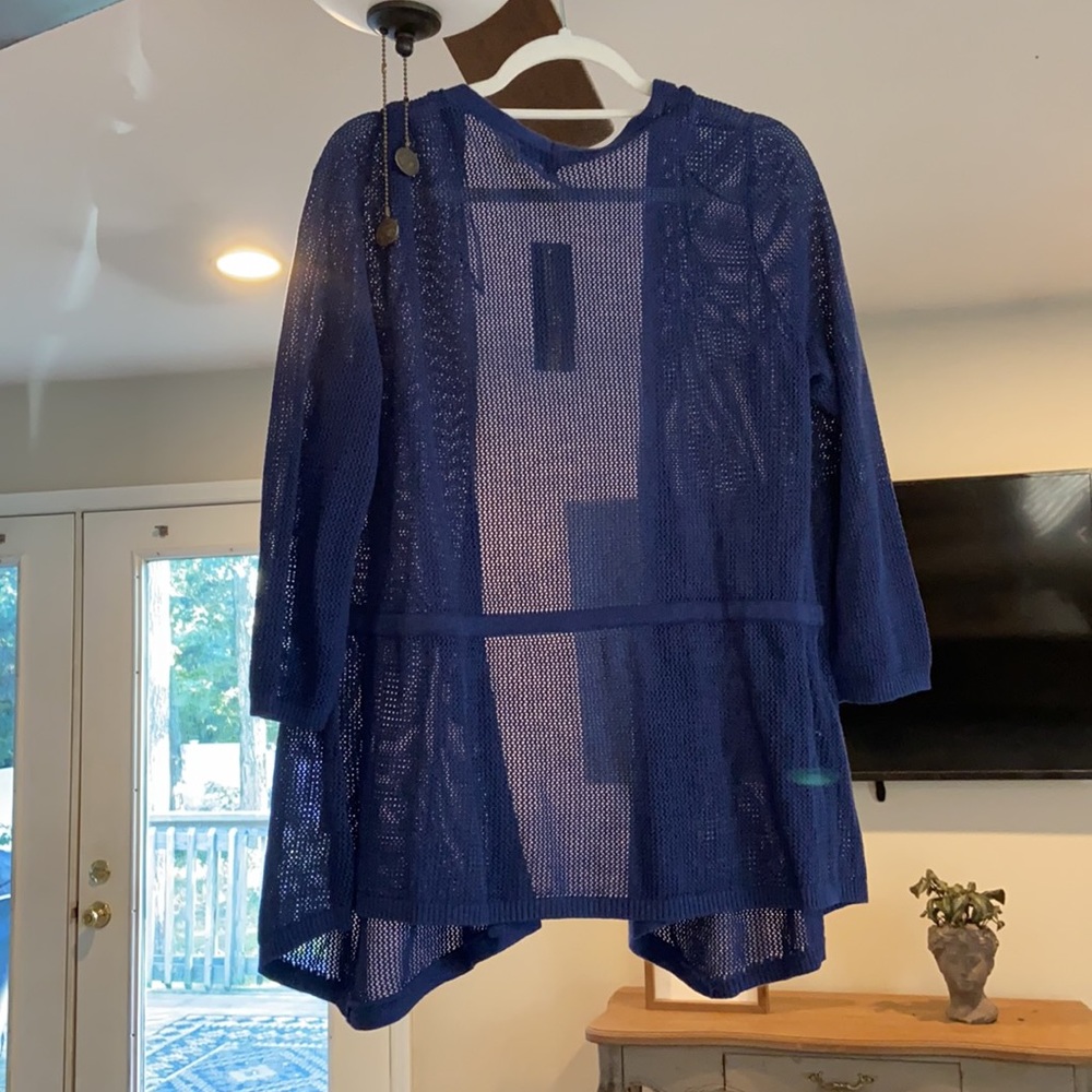 Brand new with Tags Blue Cardigan Sweater - Picture 5 of 9